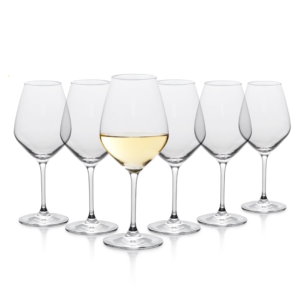 Table 12 14.5-Ounce White Wine Glasses, Set of 6, Lead-Free Crystal, Break Resistant TGW6R30 - main
